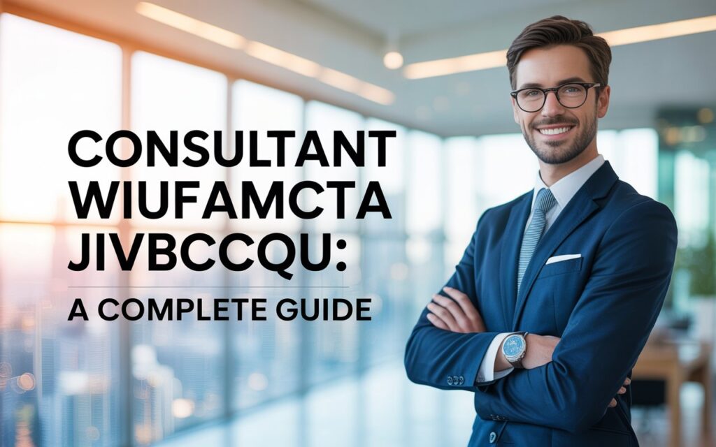 consultant wiufamcta jivbcqu